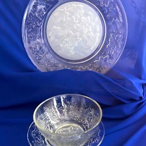 Princess House 6 p/a Fantasia plates/bowls. $150